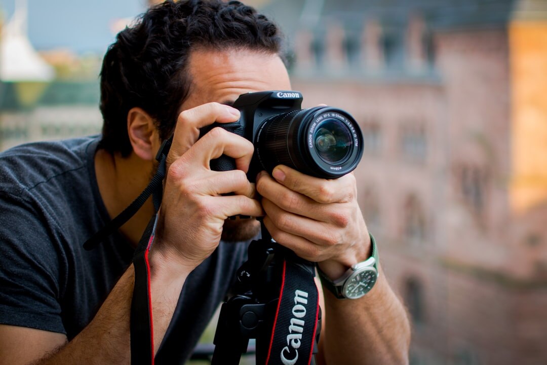 documentary photographer at work