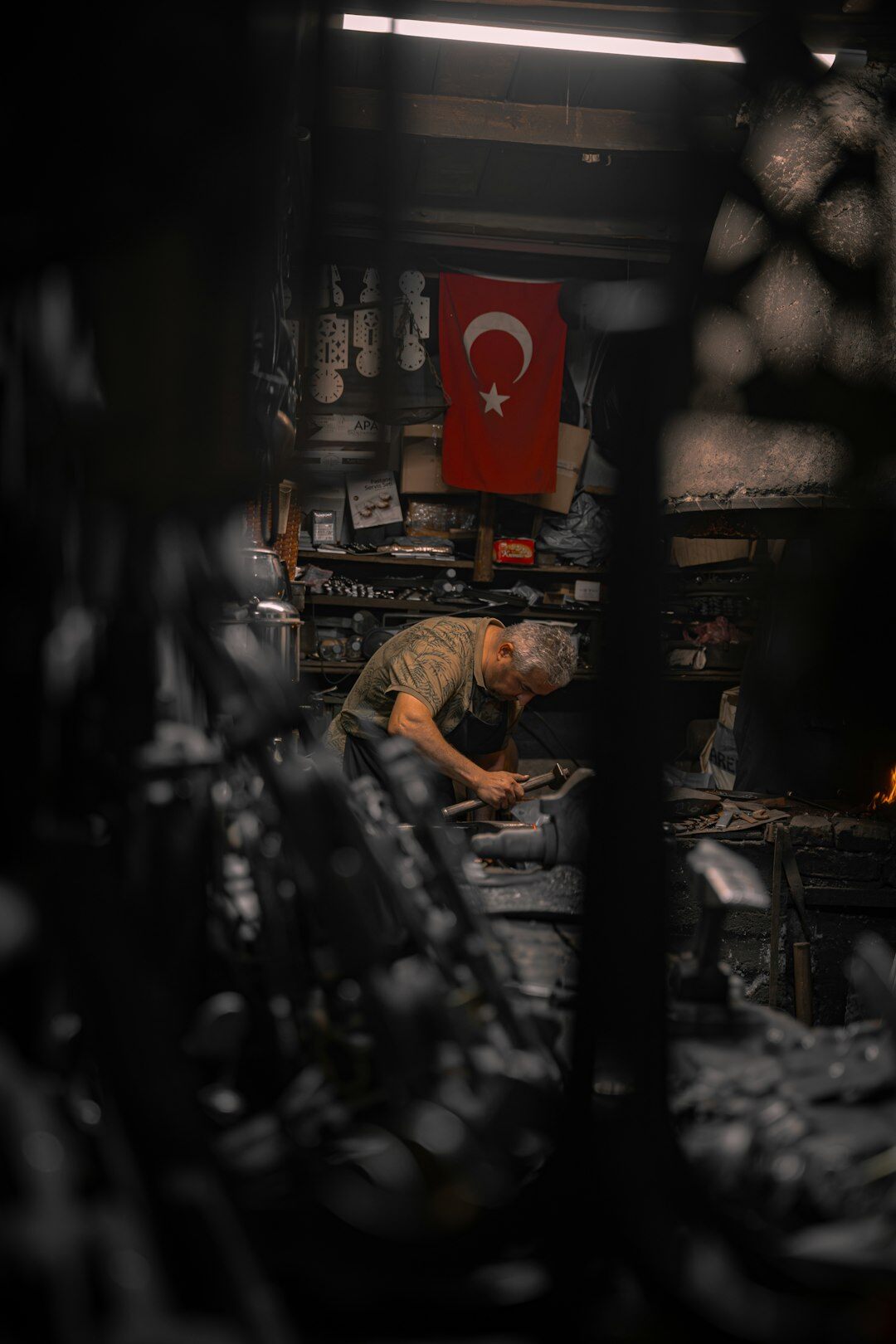 traditional blacksmith tools